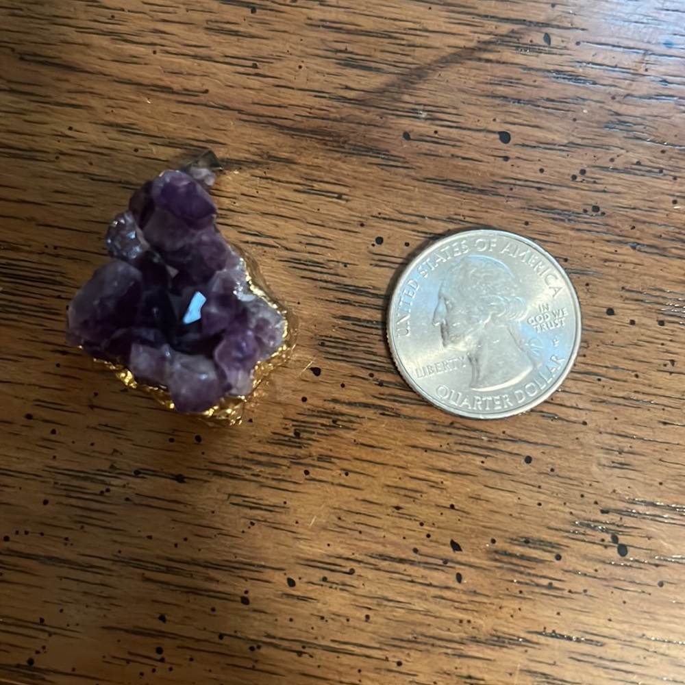 Beautiful amethyst pendant